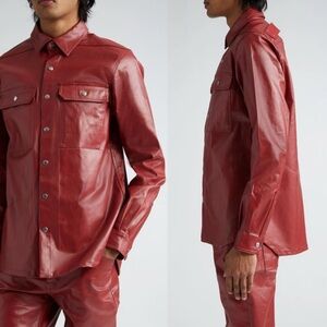 Authentic Rick Owens Office Cotton Button-Up Shirt